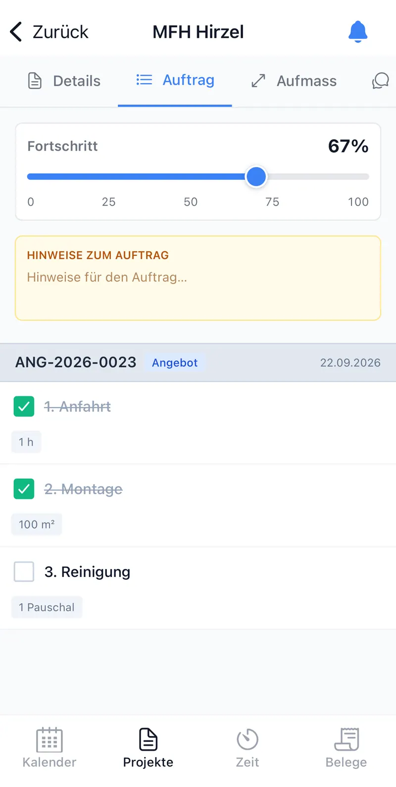 checklisten handwerk 