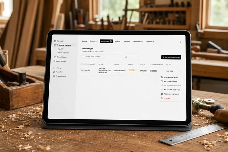 Werkli Schreiner software 